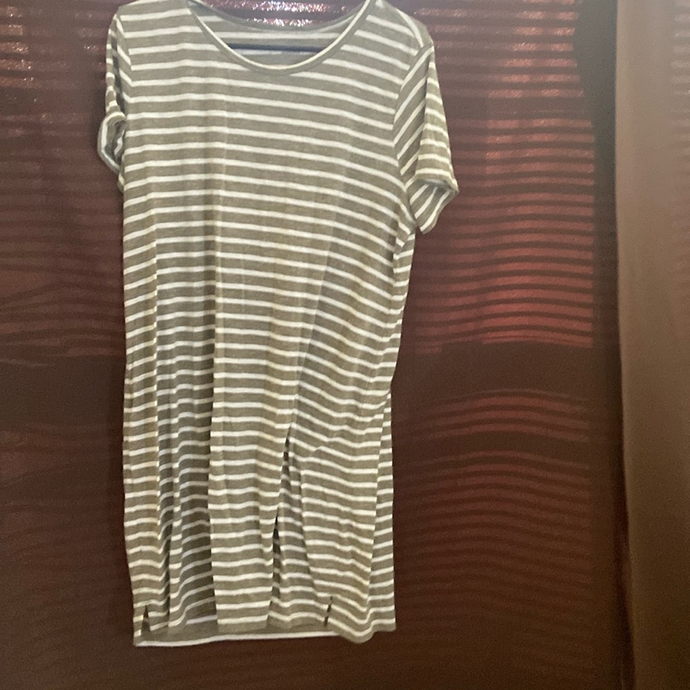 XL striped night dress/shirt
